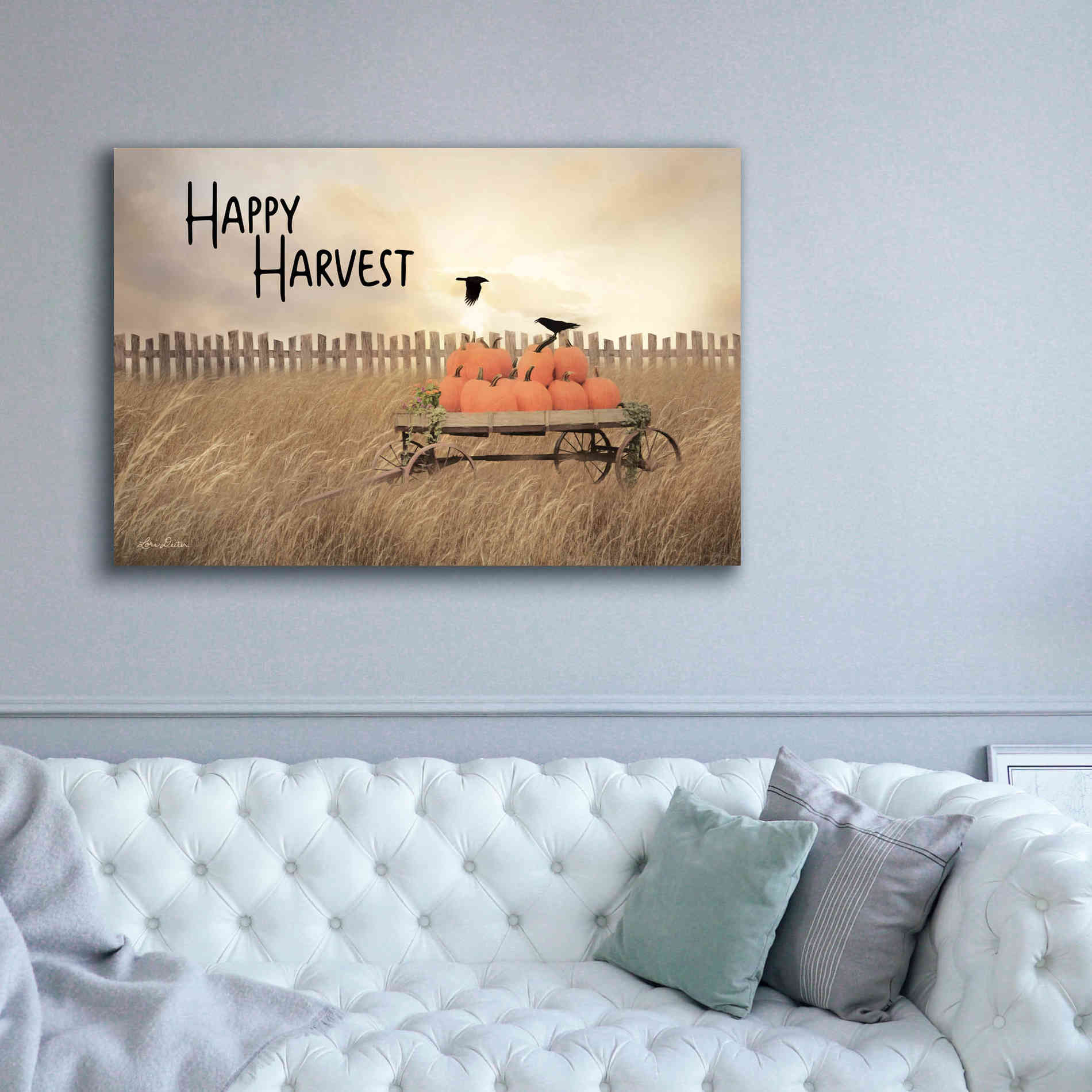 'Happy Harvest' by Lori Deiter, Canvas Wall Art,60 x 40
