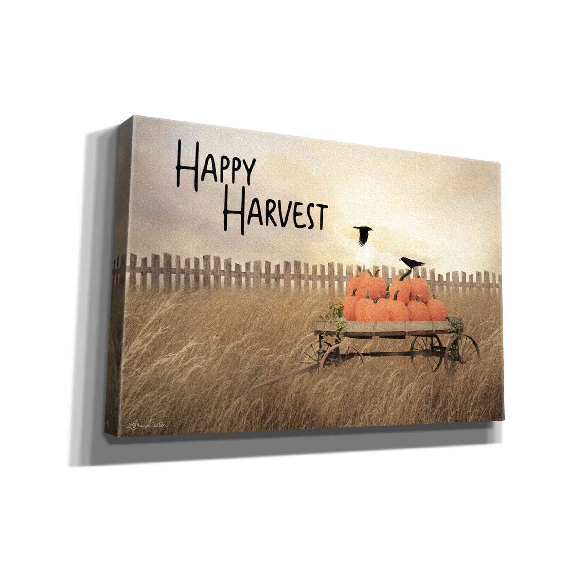 'Happy Harvest' by Lori Deiter, Canvas Wall Art