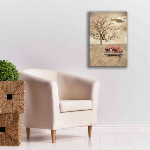 Image of 'Fall Wagon' by Lori Deiter, Canvas Wall Art,18 x 26