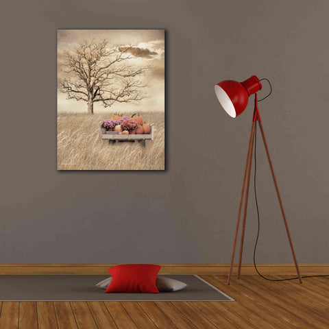 Image of 'Fall Wagon' by Lori Deiter, Canvas Wall Art,26 x 34