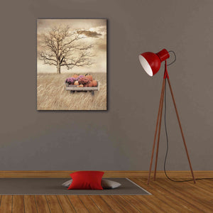 'Fall Wagon' by Lori Deiter, Canvas Wall Art,26 x 34