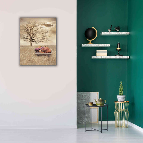 Image of 'Fall Wagon' by Lori Deiter, Canvas Wall Art,26 x 34