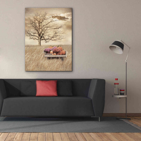 Image of 'Fall Wagon' by Lori Deiter, Canvas Wall Art,40 x 54