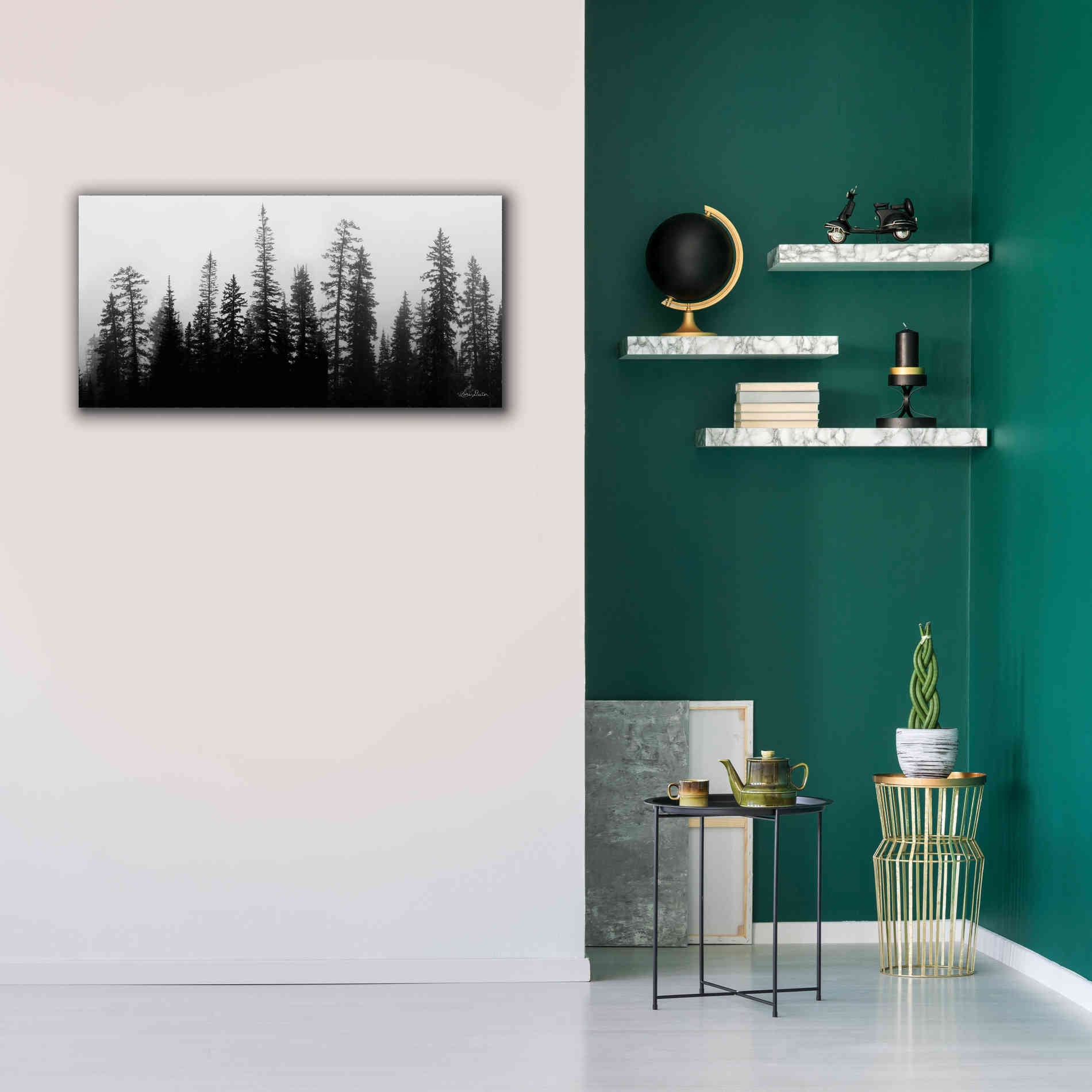 'Rocky's Trees' by Lori Deiter, Canvas Wall Art,40 x 20