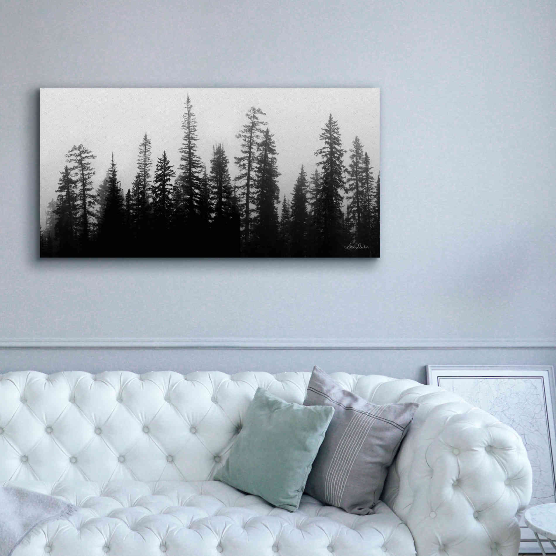 'Rocky's Trees' by Lori Deiter, Canvas Wall Art,60 x 30