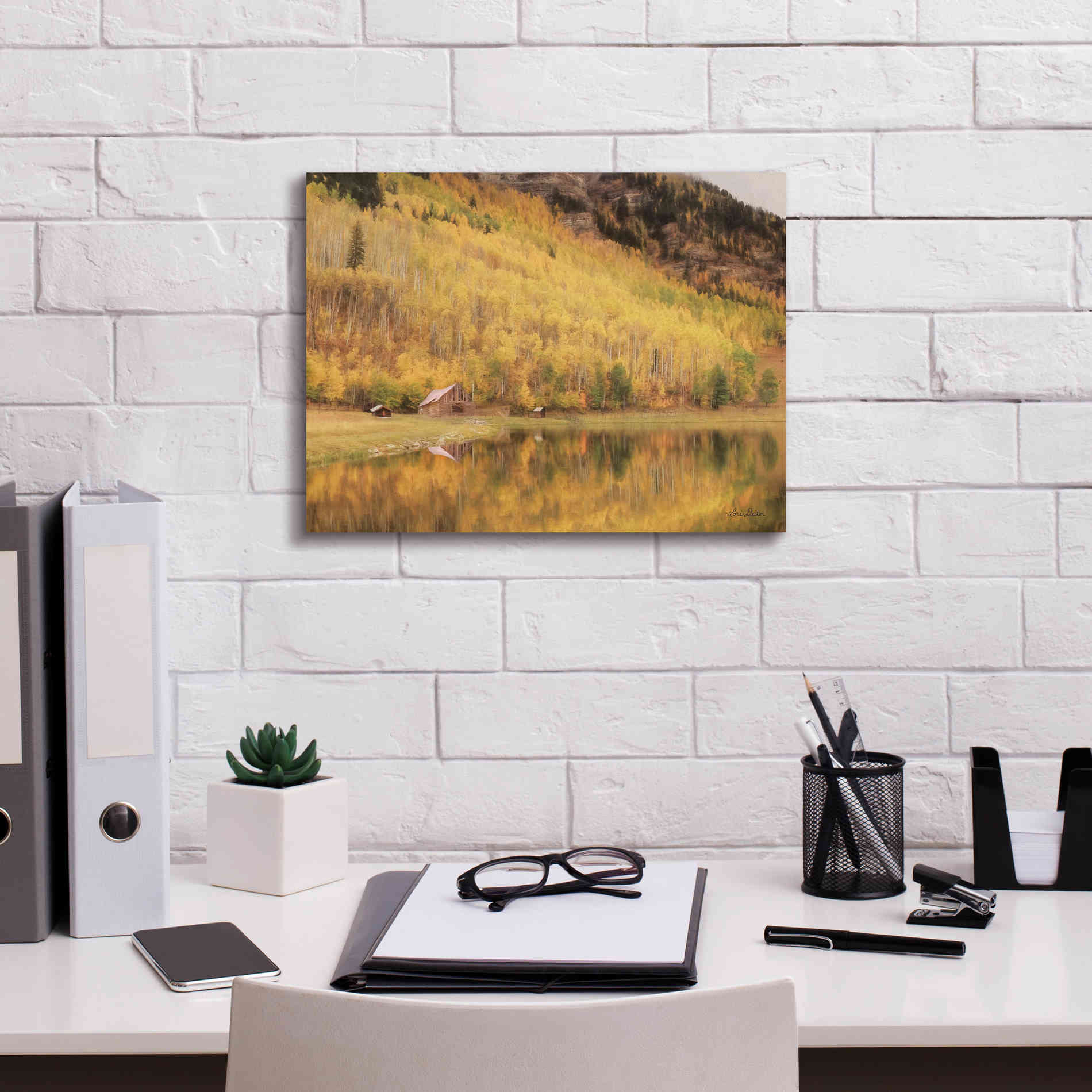 'San Juan Cabin' by Lori Deiter, Canvas Wall Art,16 x 12