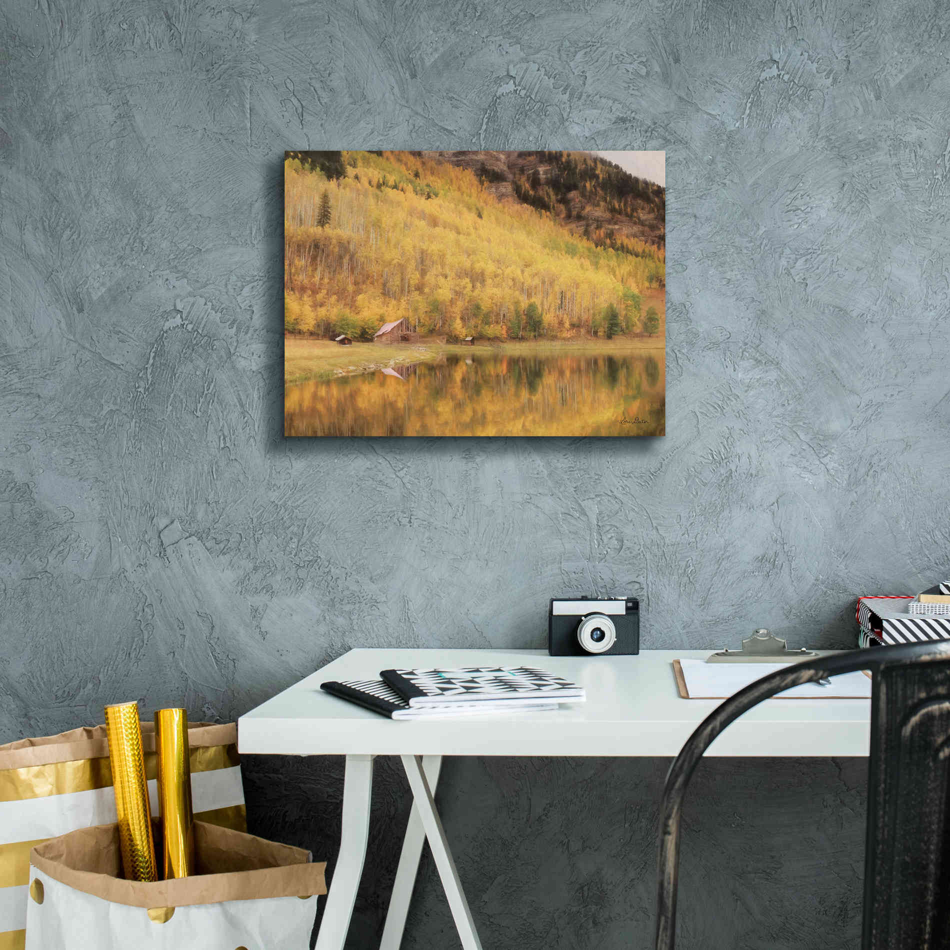 'San Juan Cabin' by Lori Deiter, Canvas Wall Art,16 x 12