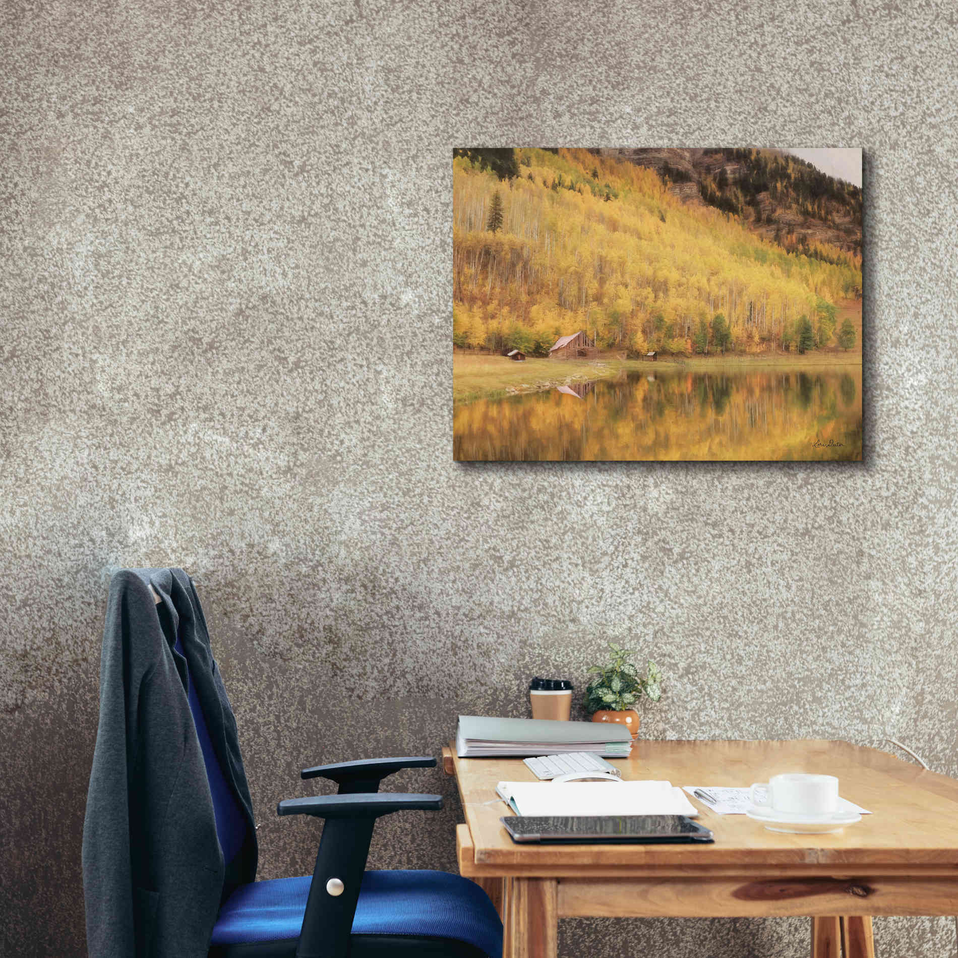 'San Juan Cabin' by Lori Deiter, Canvas Wall Art,34 x 26