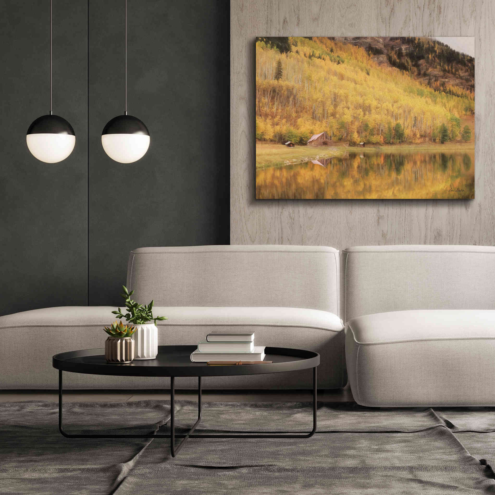 'San Juan Cabin' by Lori Deiter, Canvas Wall Art,54 x 40