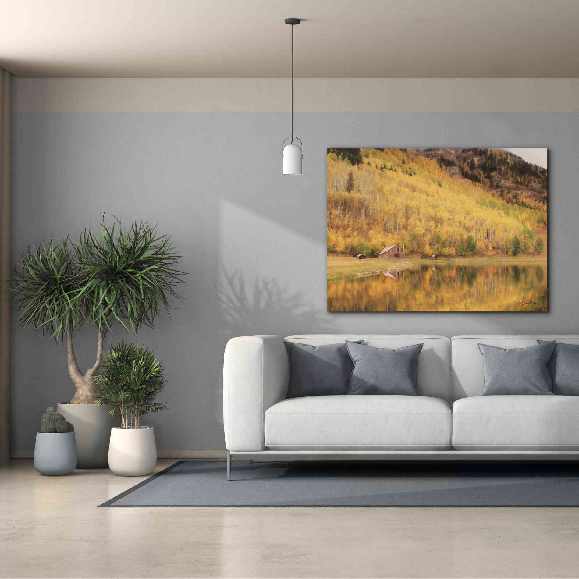 'San Juan Cabin' by Lori Deiter, Canvas Wall Art,54 x 40