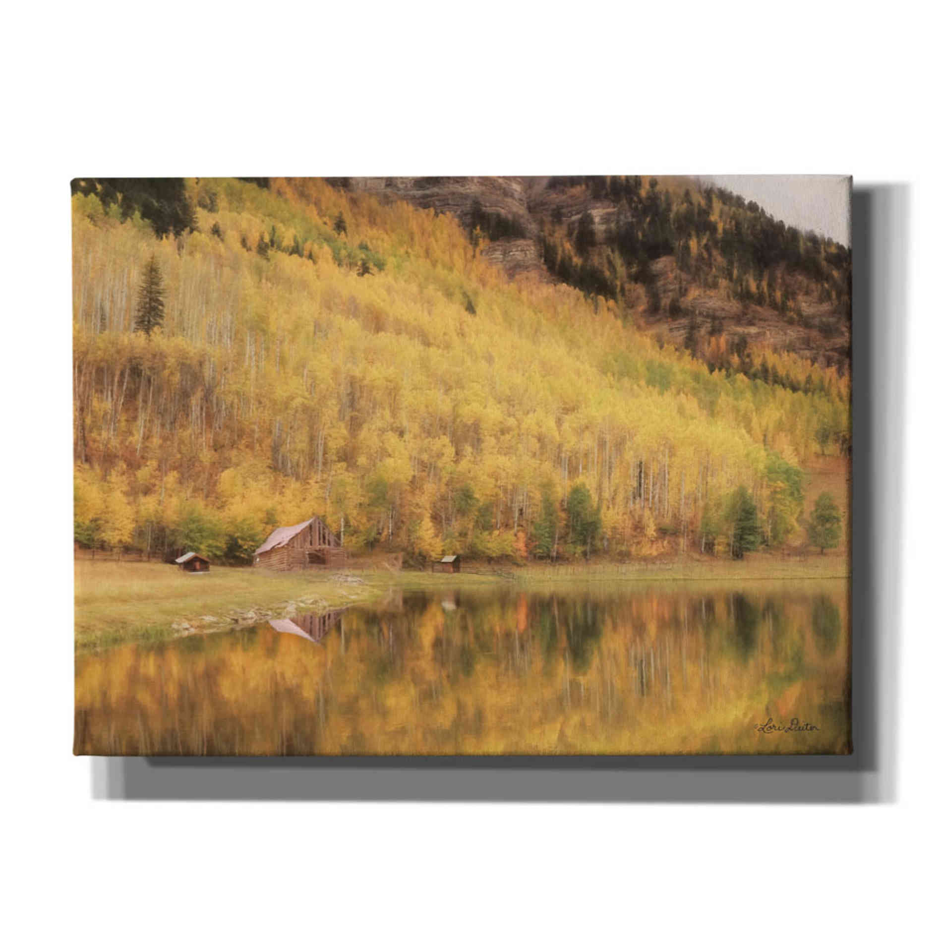 'San Juan Cabin' by Lori Deiter, Canvas Wall Art