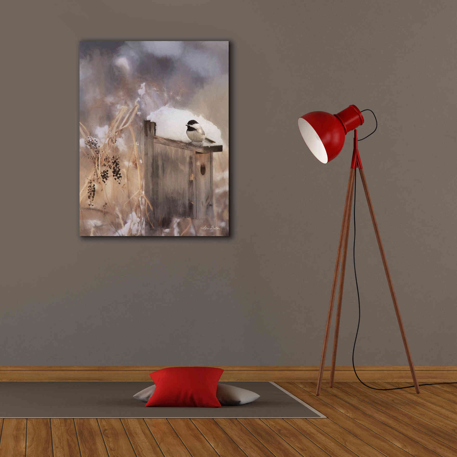 'Three Weeks Til Spring' by Lori Deiter, Canvas Wall Art,26 x 34