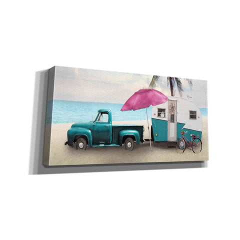 Image of 'Beach Camping with Bike' by Lori Deiter, Canvas Wall Art