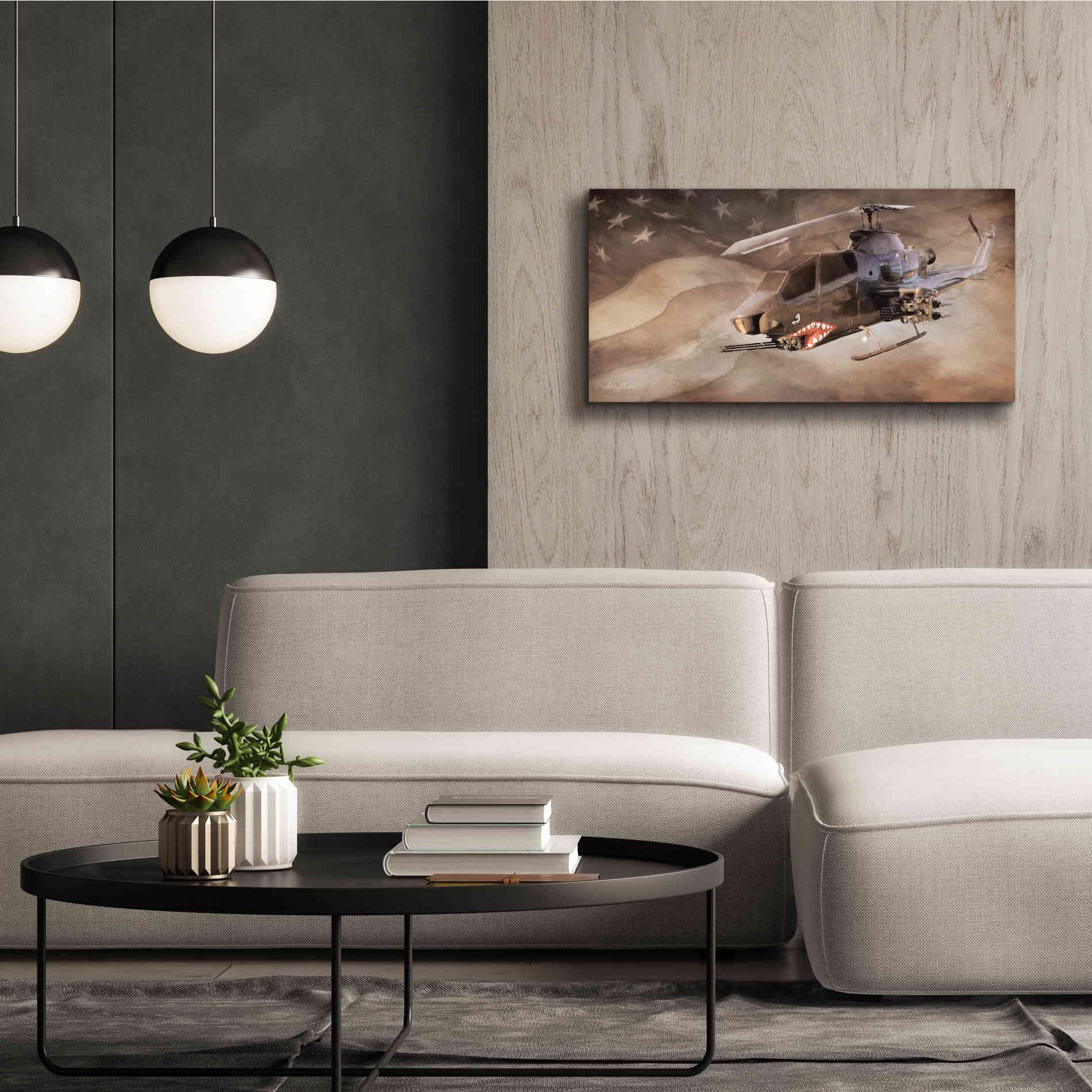 'Freedom Fighter' by Lori Deiter, Canvas Wall Art,40 x 20