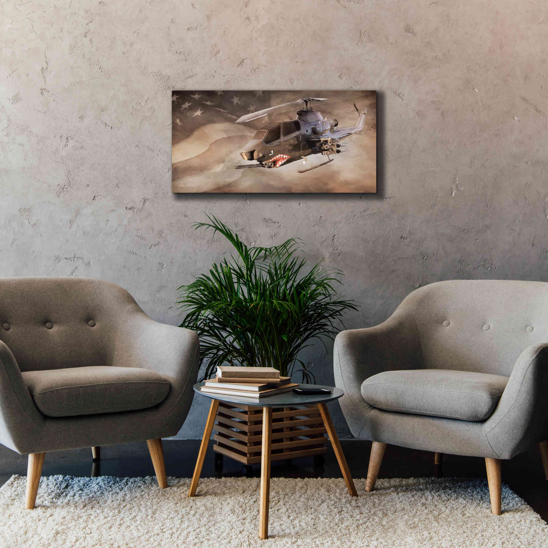 'Freedom Fighter' by Lori Deiter, Canvas Wall Art,40 x 20