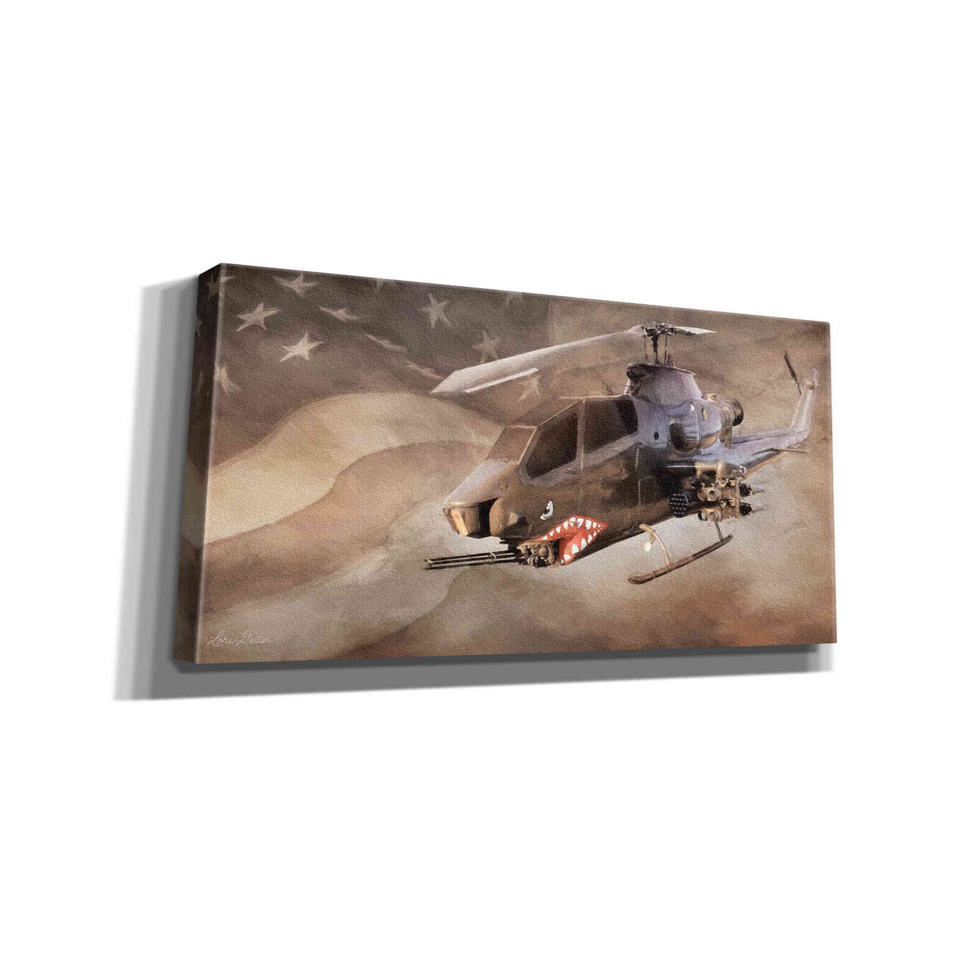 'Freedom Fighter' by Lori Deiter, Canvas Wall Art