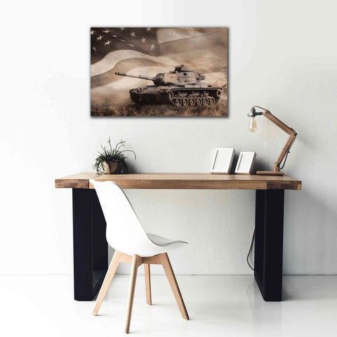 Image of 'The Liberator Tank' by Lori Deiter, Canvas Wall Art,40 x 26
