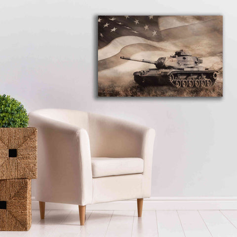Image of 'The Liberator Tank' by Lori Deiter, Canvas Wall Art,40 x 26