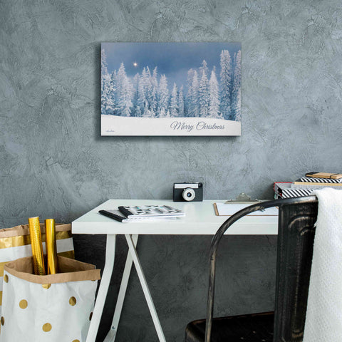 Image of 'Lava Mountain Merry Christmas' by Lori Deiter, Canvas Wall Art,18 x 12