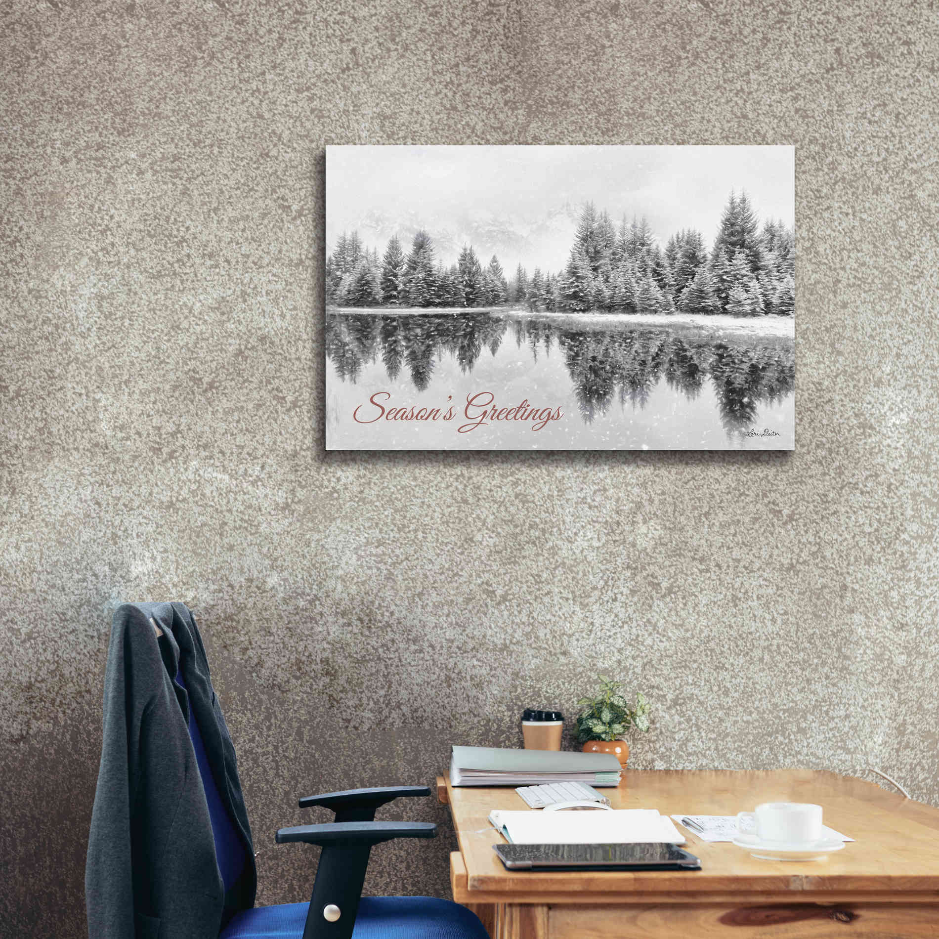 'Schwabachers Seasons Greetings' by Lori Deiter, Canvas Wall Art,40 x 26