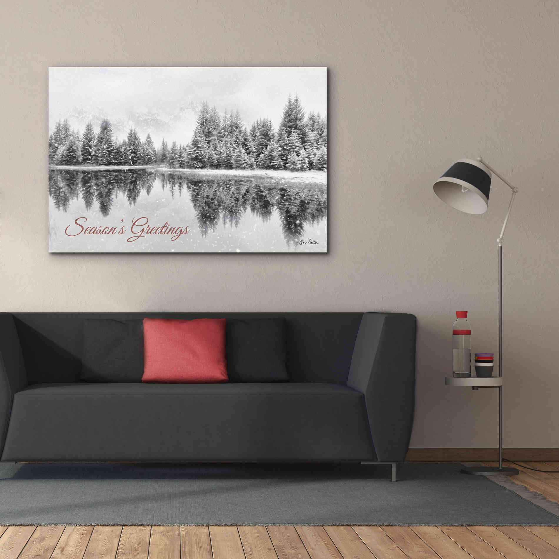 'Schwabachers Seasons Greetings' by Lori Deiter, Canvas Wall Art,60 x 40