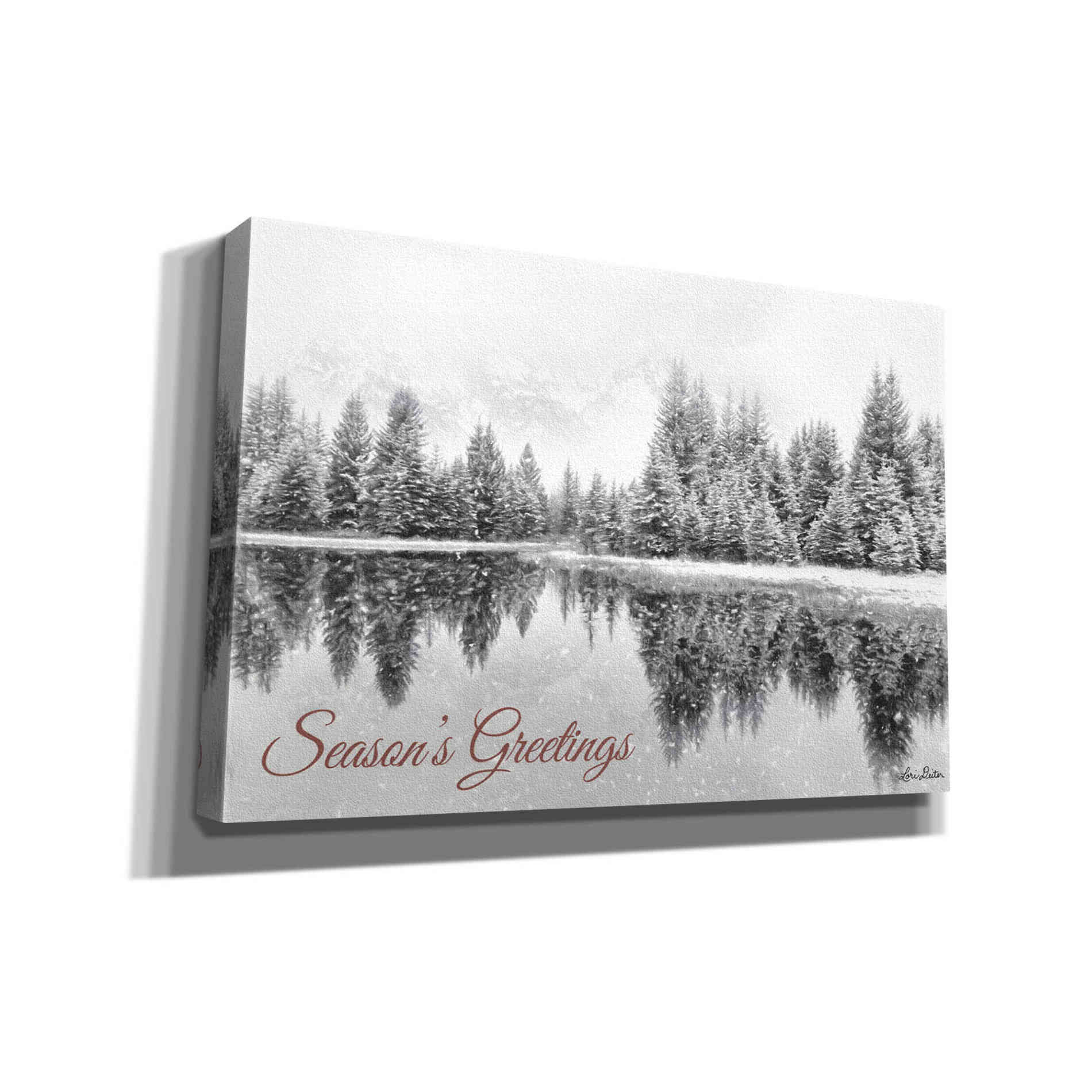 'Schwabachers Seasons Greetings' by Lori Deiter, Canvas Wall Art