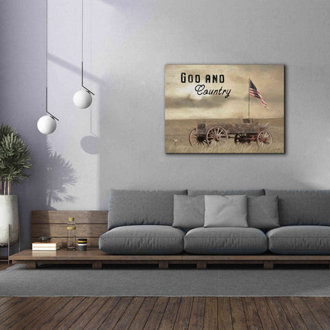 Image of 'God and Country' by Lori Deiter, Canvas Wall Art,54 x 40