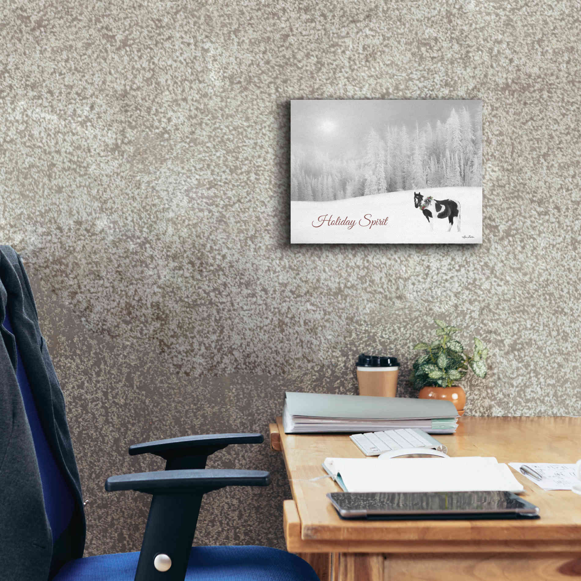 'Holiday Spirit' by Lori Deiter, Canvas Wall Art,16 x 12