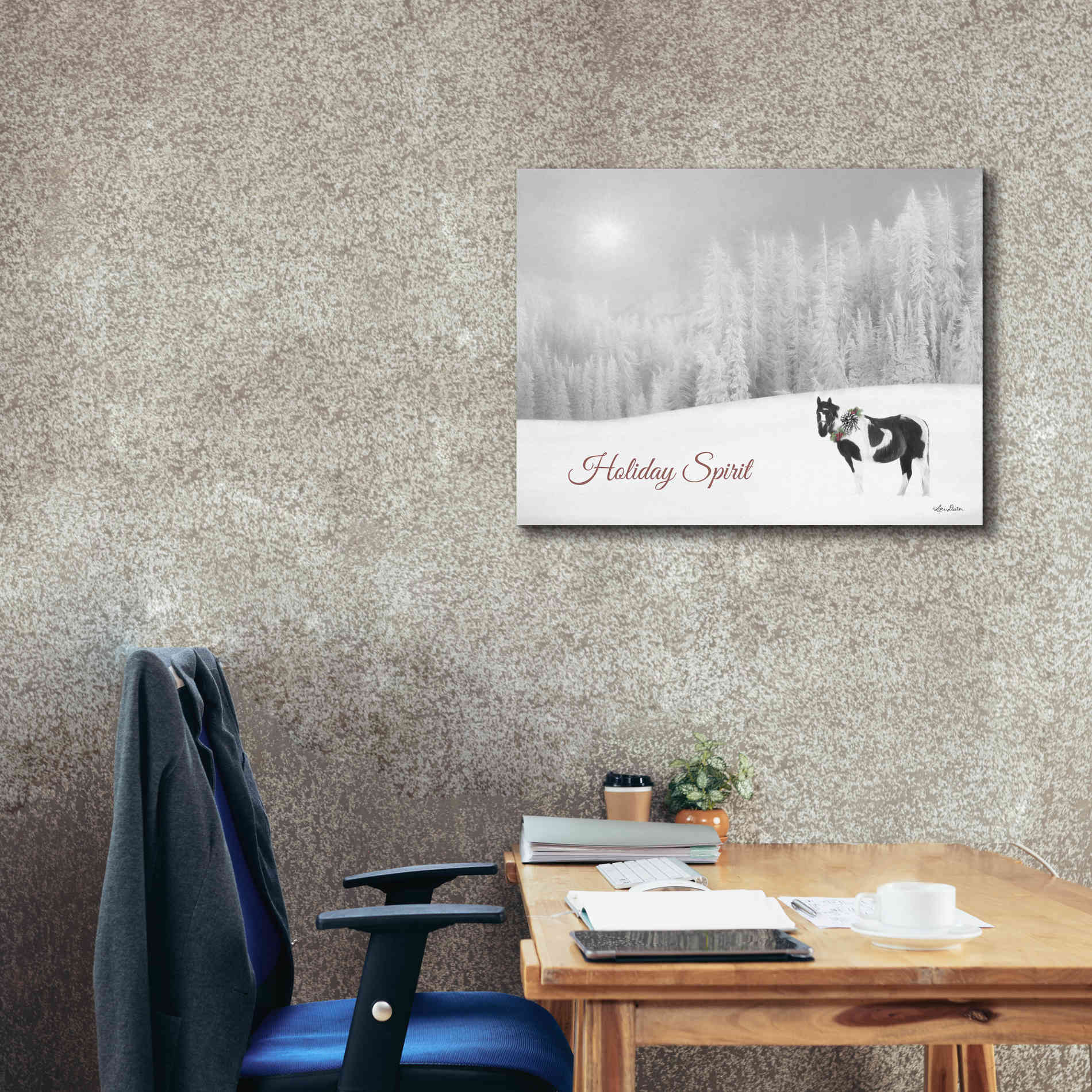 'Holiday Spirit' by Lori Deiter, Canvas Wall Art,34 x 26