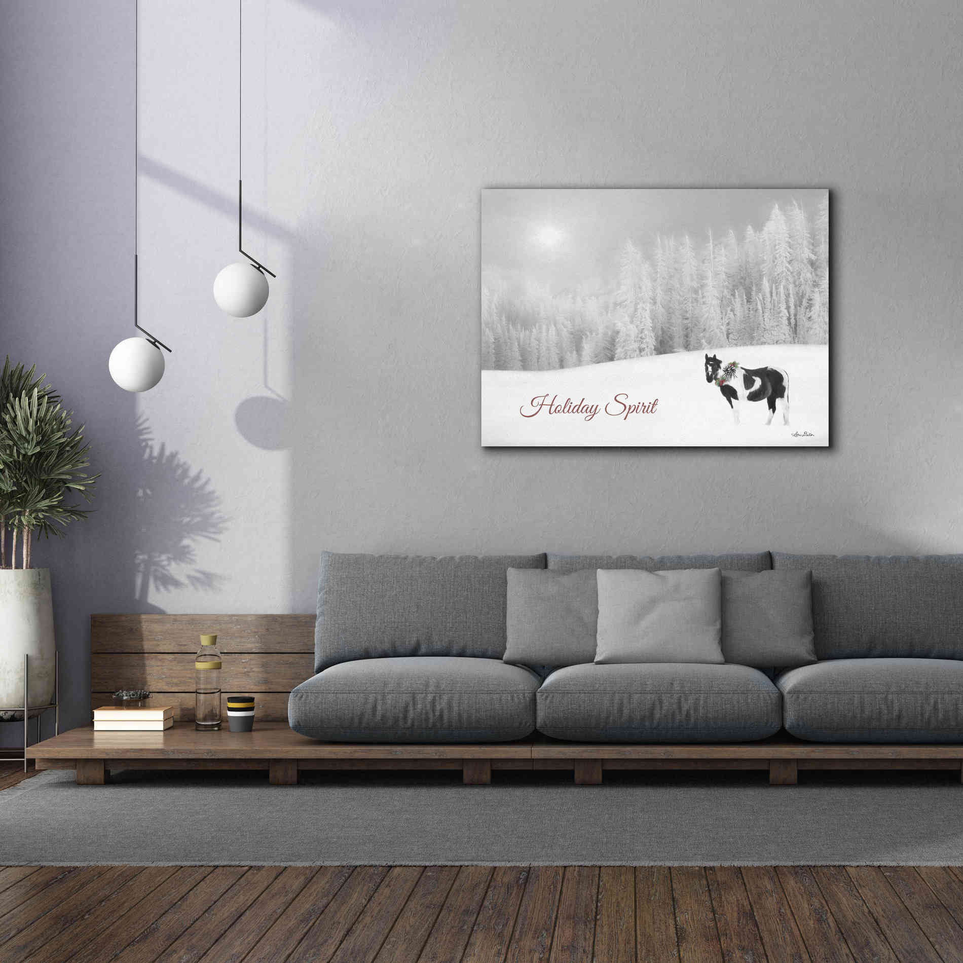 'Holiday Spirit' by Lori Deiter, Canvas Wall Art,54 x 40