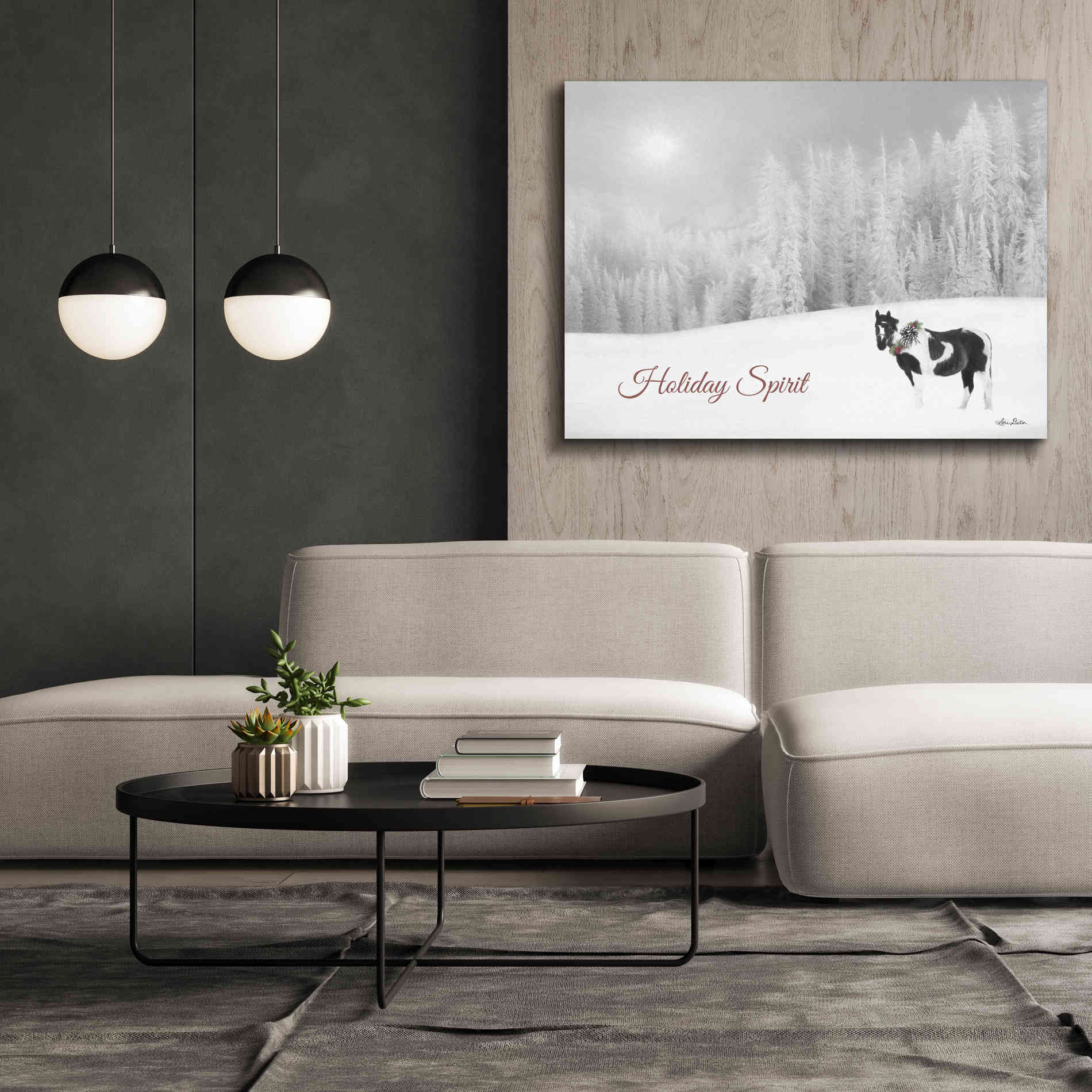 'Holiday Spirit' by Lori Deiter, Canvas Wall Art,54 x 40