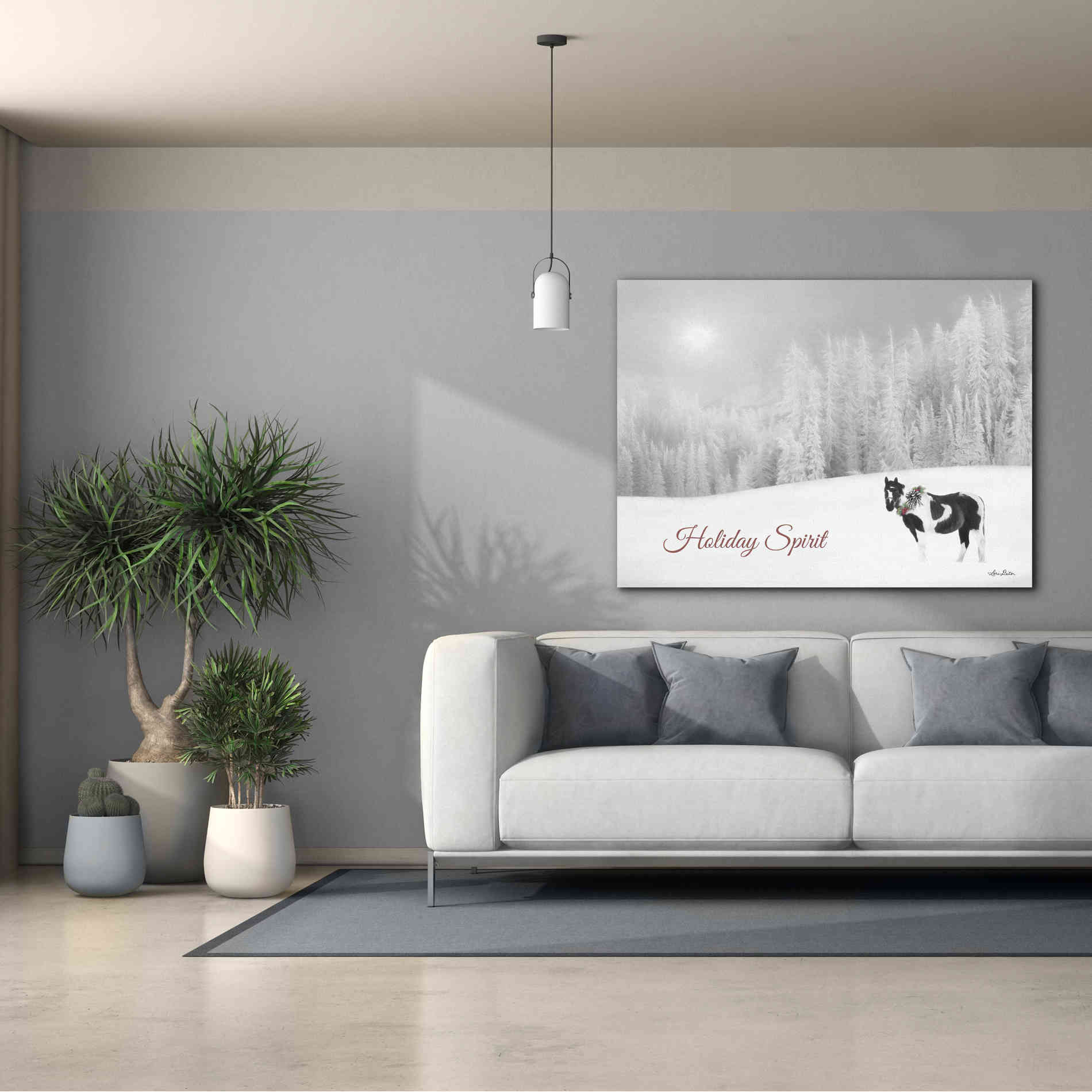 'Holiday Spirit' by Lori Deiter, Canvas Wall Art,54 x 40