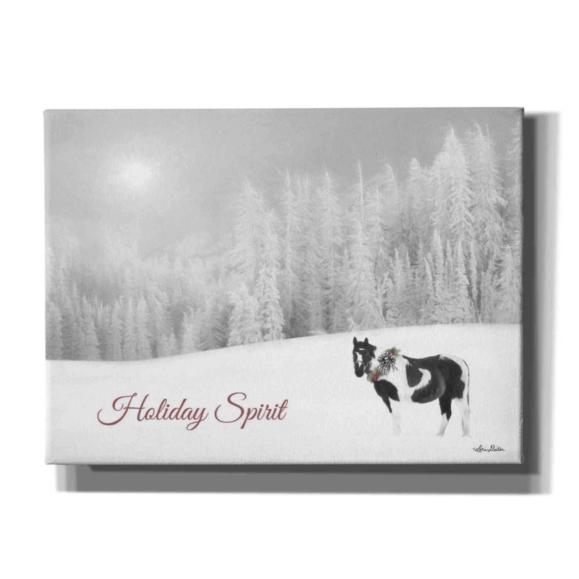 'Holiday Spirit' by Lori Deiter, Canvas Wall Art