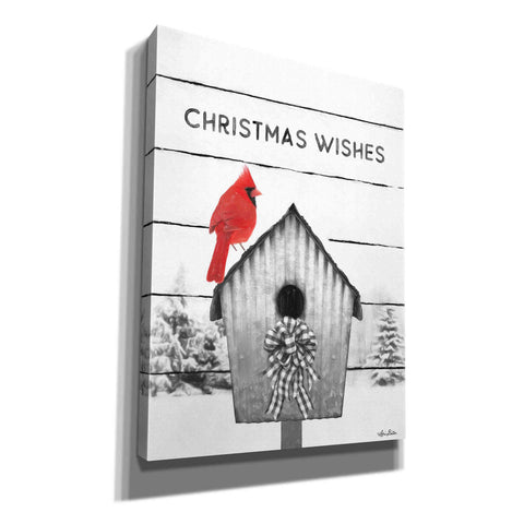 Image of 'Christmas Birdhouse' by Lori Deiter, Canvas Wall Art