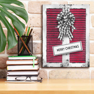 'Christmas Shutters Merry Christmas' by Lori Deiter, Canvas Wall Art,12 x 16