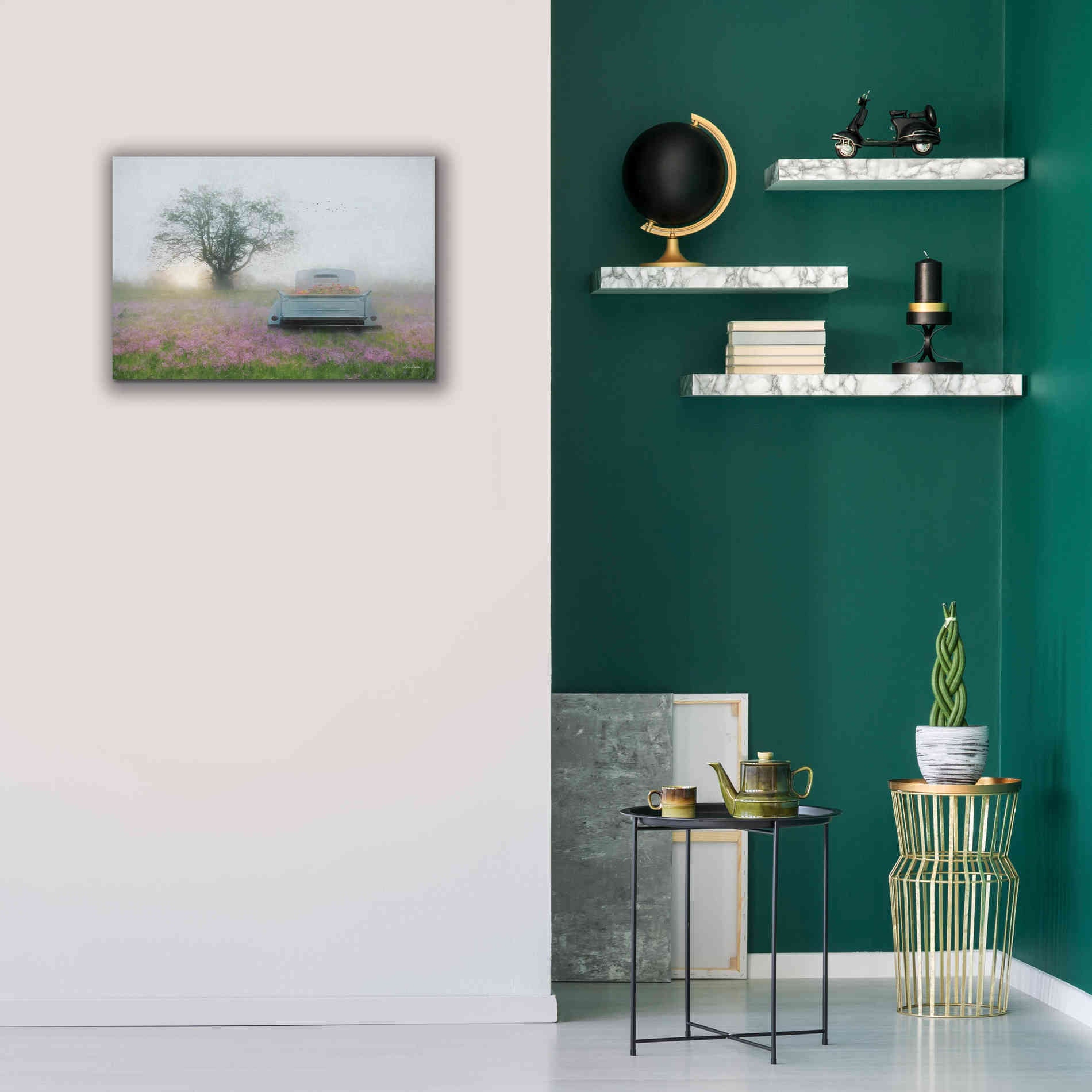 'Summer Wildflowers' by Lori Deiter, Canvas Wall Art,26 x 18