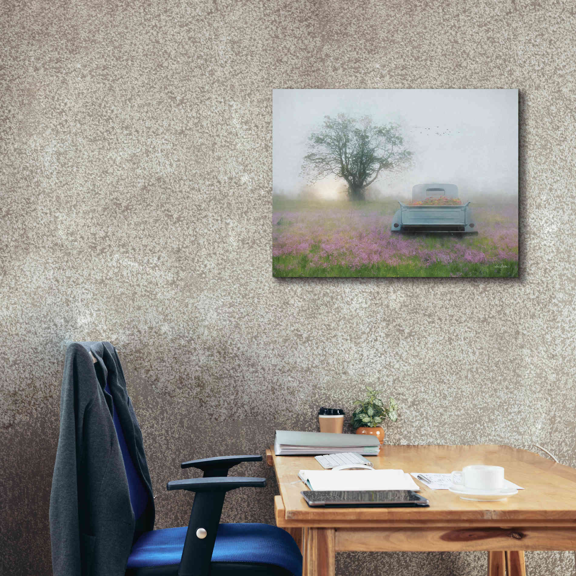 'Summer Wildflowers' by Lori Deiter, Canvas Wall Art,34 x 26