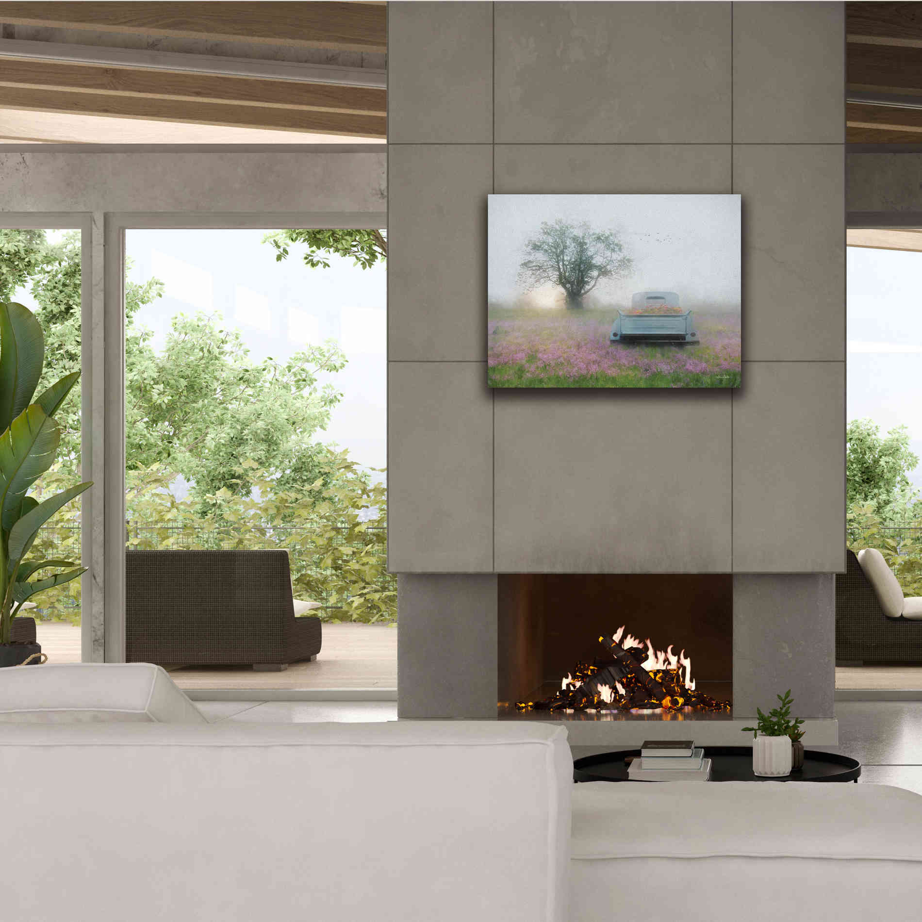 'Summer Wildflowers' by Lori Deiter, Canvas Wall Art,34 x 26