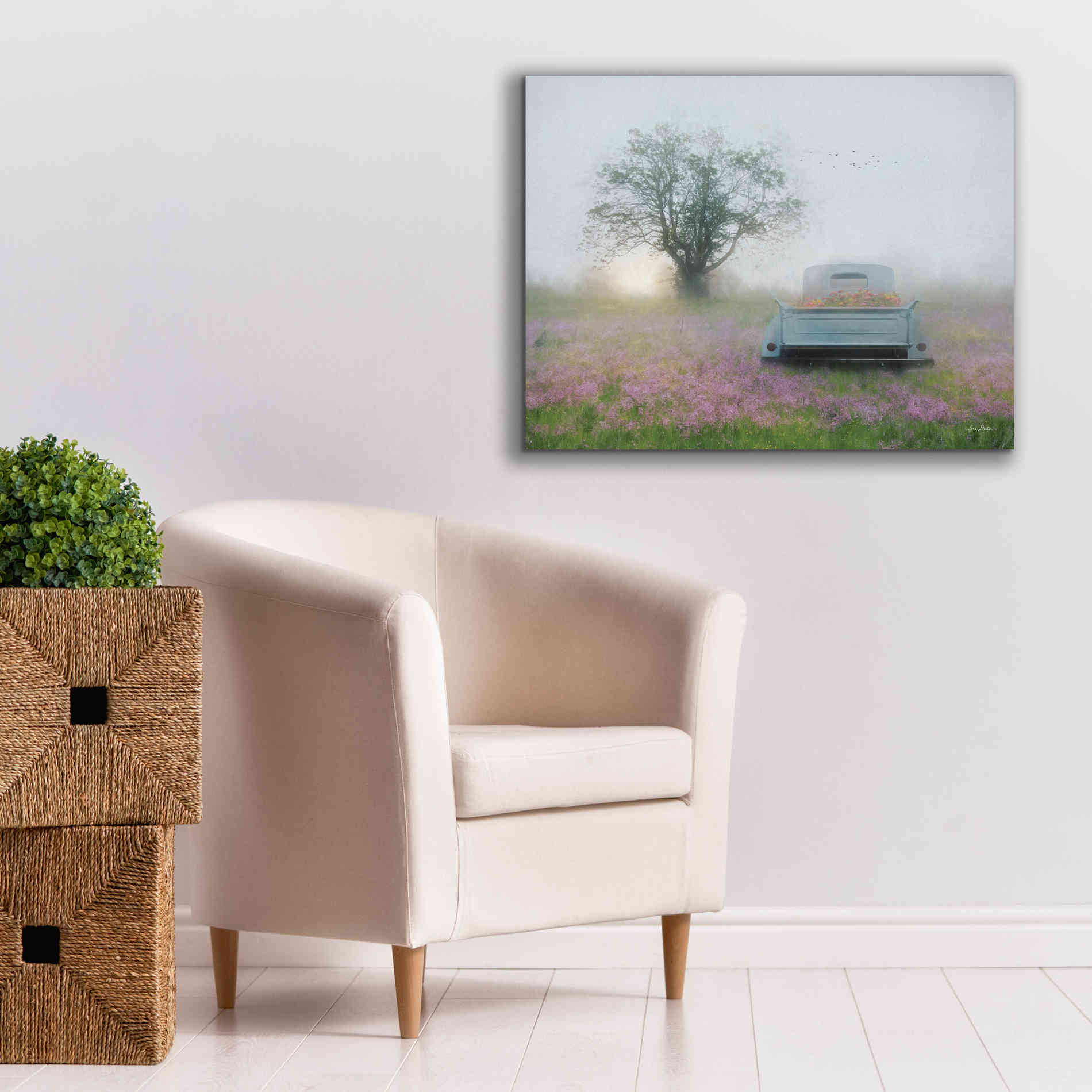 'Summer Wildflowers' by Lori Deiter, Canvas Wall Art,34 x 26