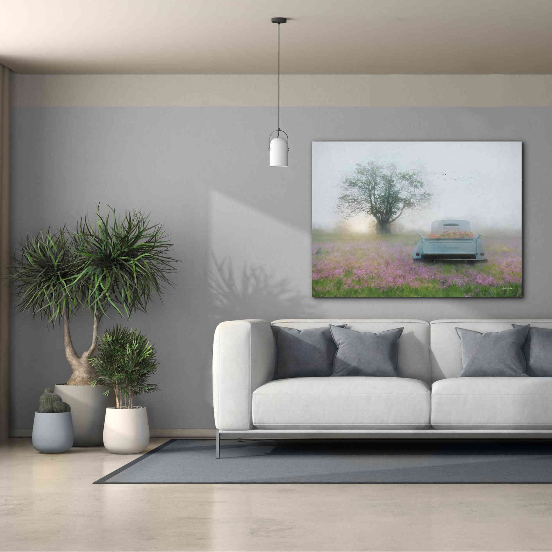 'Summer Wildflowers' by Lori Deiter, Canvas Wall Art,54 x 40