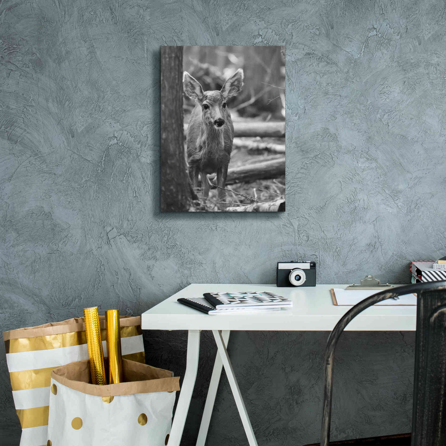 'Rocky Mountains Deer' by Lori Deiter, Canvas Wall Art,12 x 16