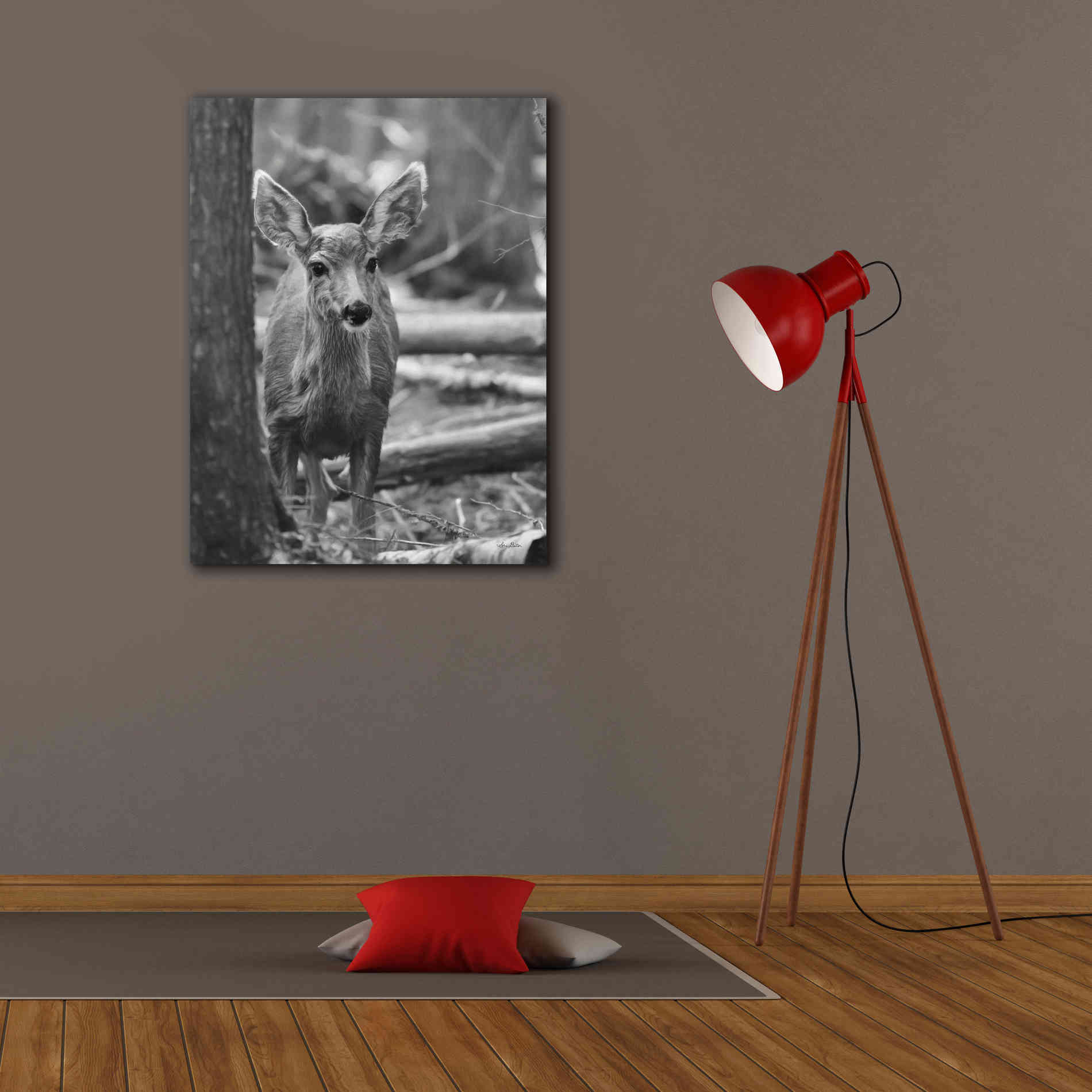 'Rocky Mountains Deer' by Lori Deiter, Canvas Wall Art,26 x 34