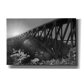'Sunrise at Letchworth Black & White' by Lori Deiter, Canvas Wall Art