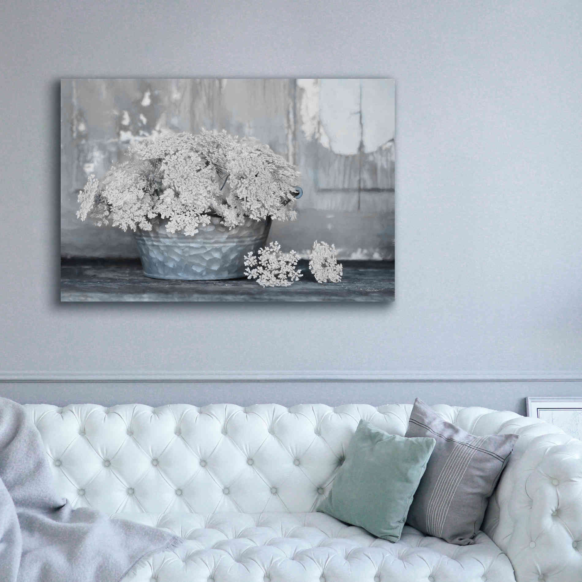 'Queen Anne's Lace I' by Lori Deiter, Canvas Wall Art,60 x 40
