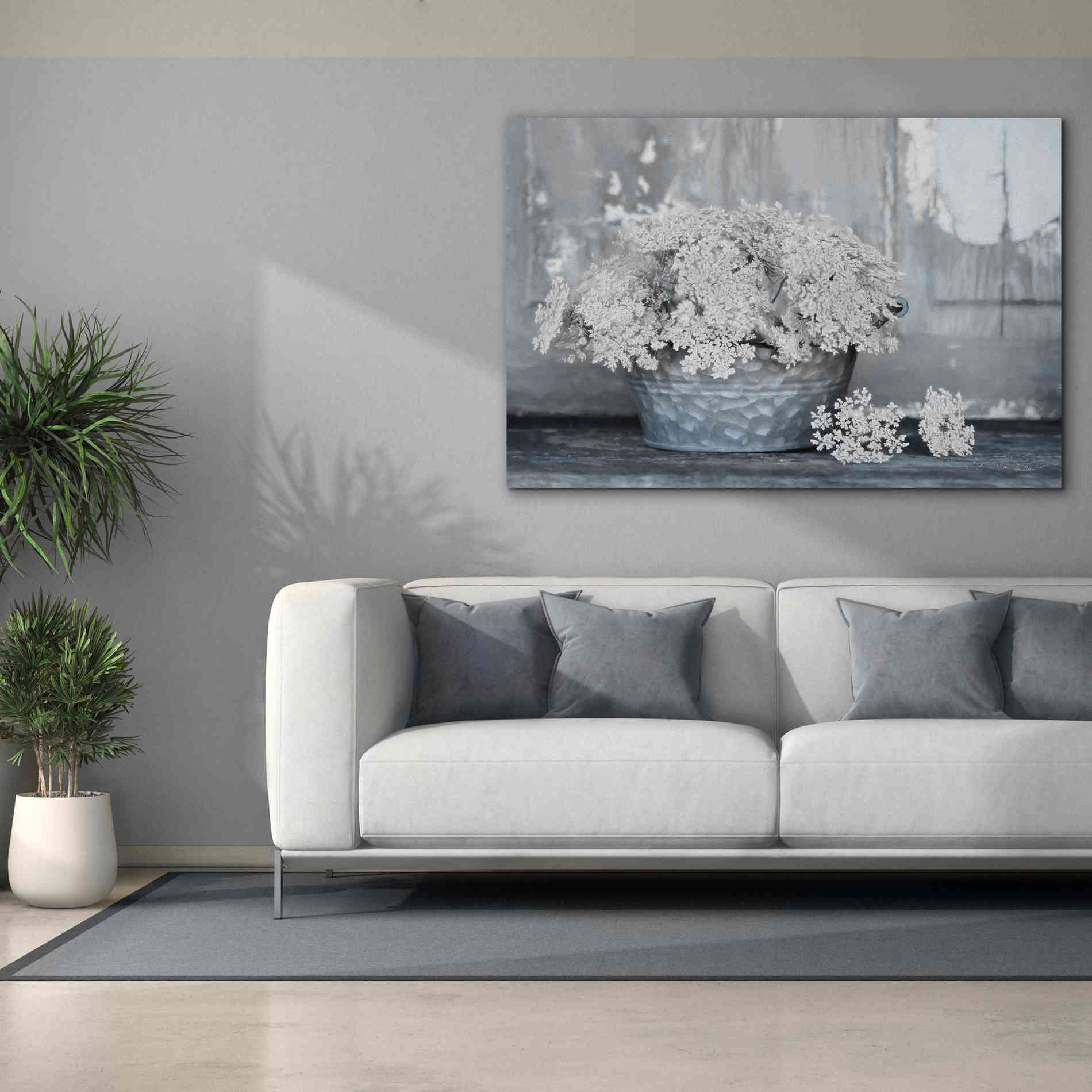 'Queen Anne's Lace I' by Lori Deiter, Canvas Wall Art,60 x 40