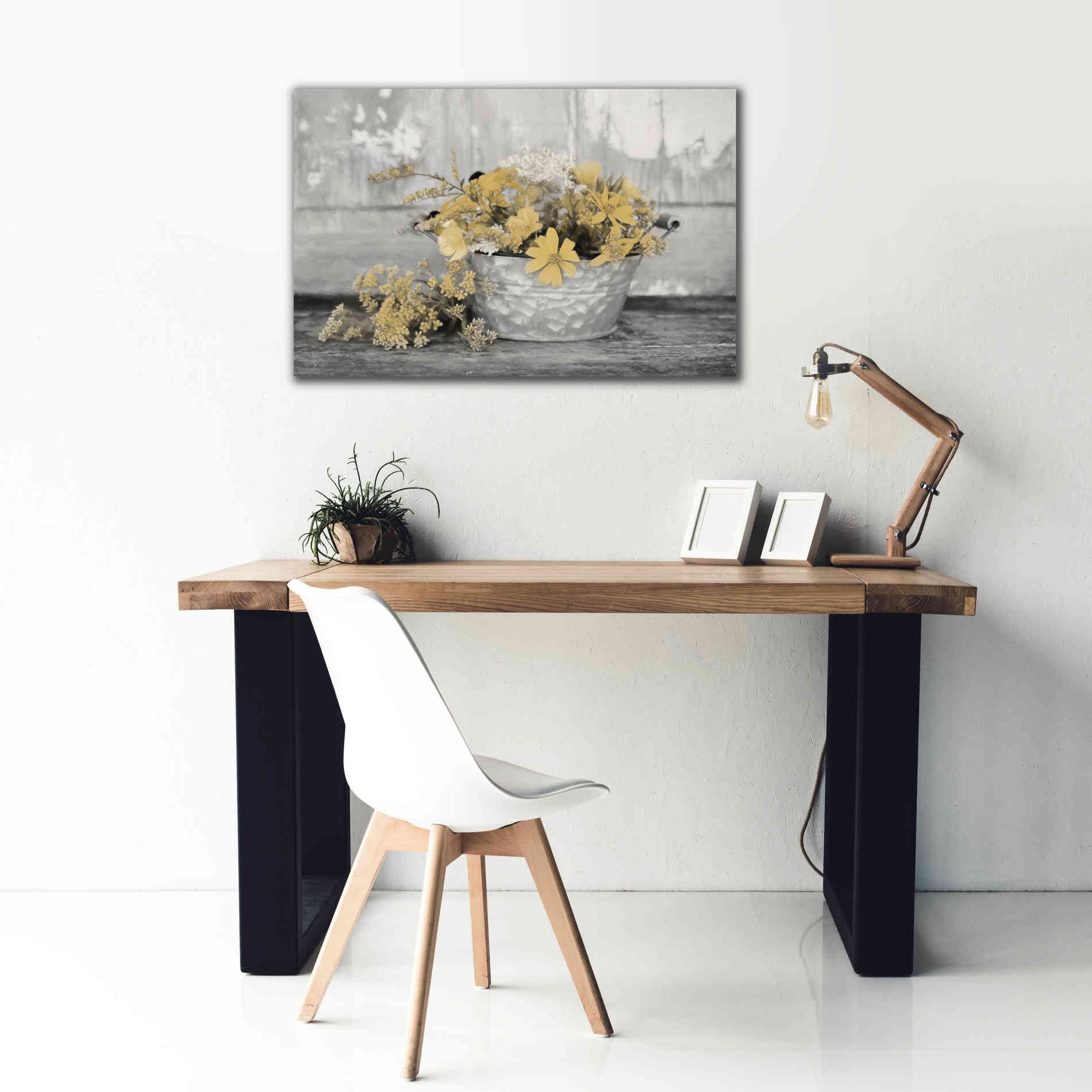 'Gold Wildflowers I' by Lori Deiter, Canvas Wall Art,40 x 26