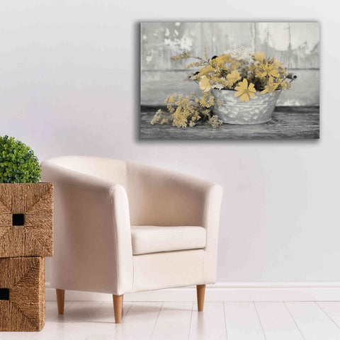 Image of 'Gold Wildflowers I' by Lori Deiter, Canvas Wall Art,40 x 26