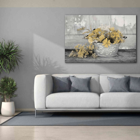 Image of 'Gold Wildflowers I' by Lori Deiter, Canvas Wall Art,60 x 40
