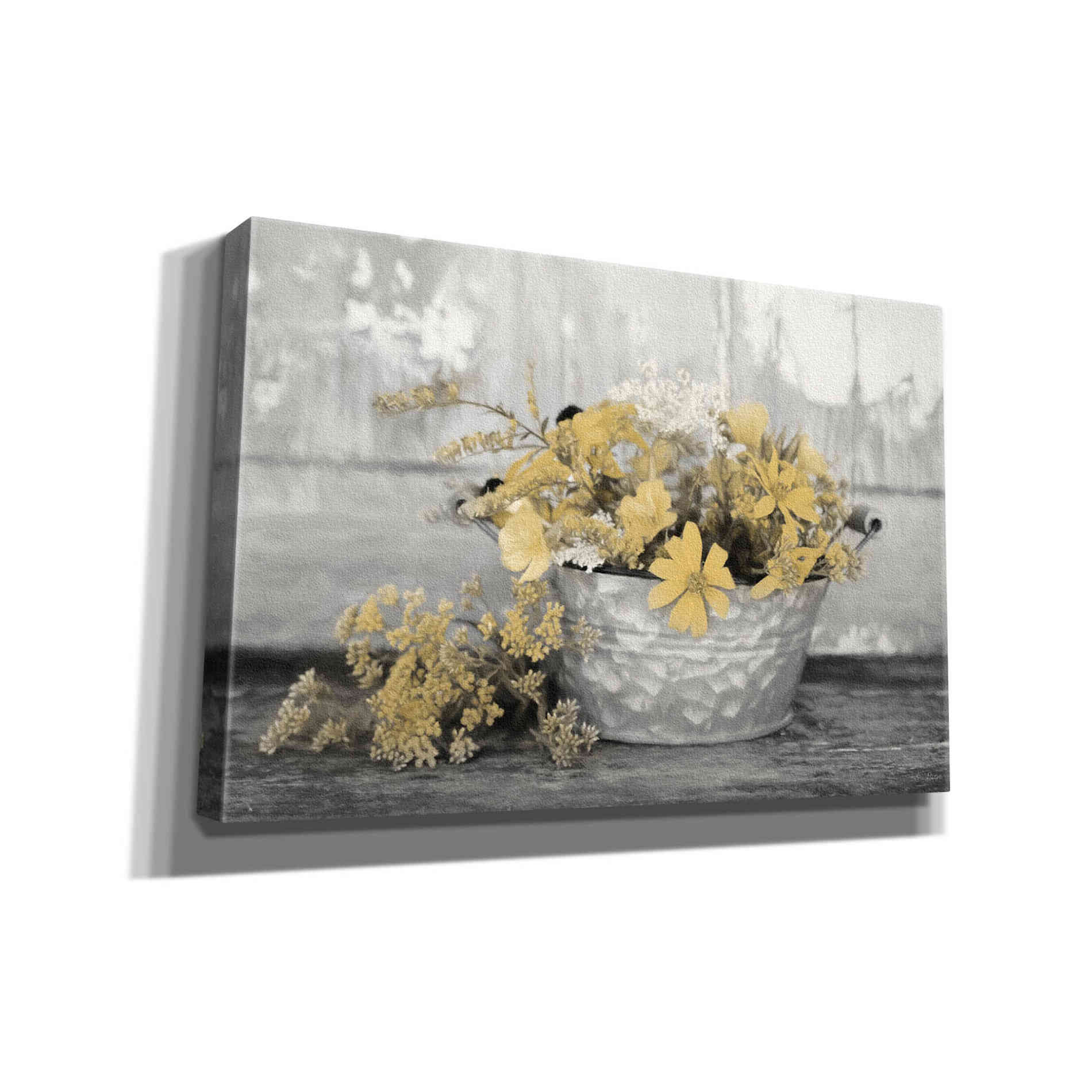 'Gold Wildflowers I' by Lori Deiter, Canvas Wall Art