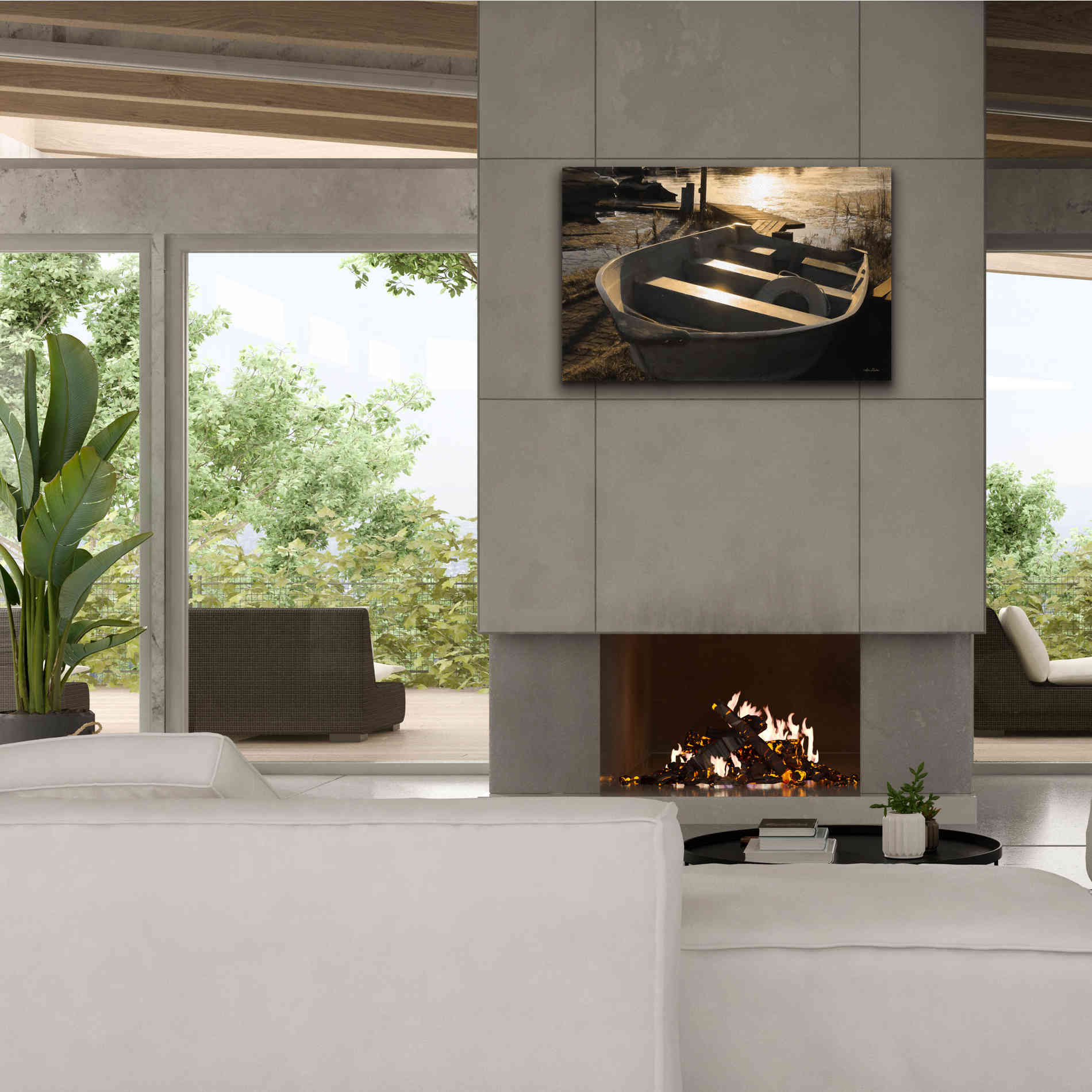 'Docked' by Lori Deiter, Canvas Wall Art,40 x 26